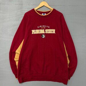 Vintage Florida State Seminoles Red‎ and Gold Sweatshirt XXL